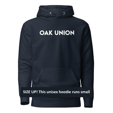 Premium Cotton Hoodie | White Lettering - 0
