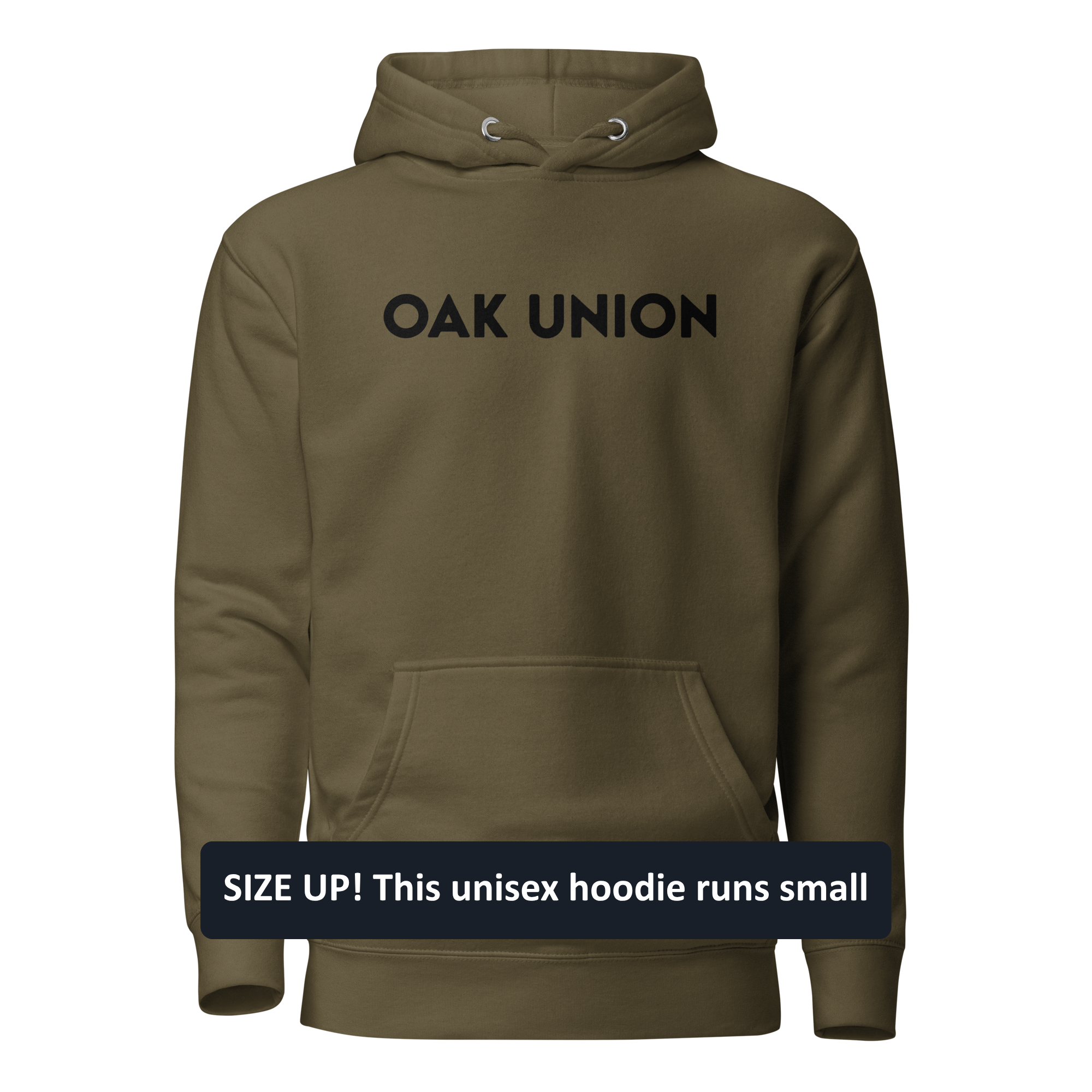 Premium Cotton Hoodie | Black Lettering - 0