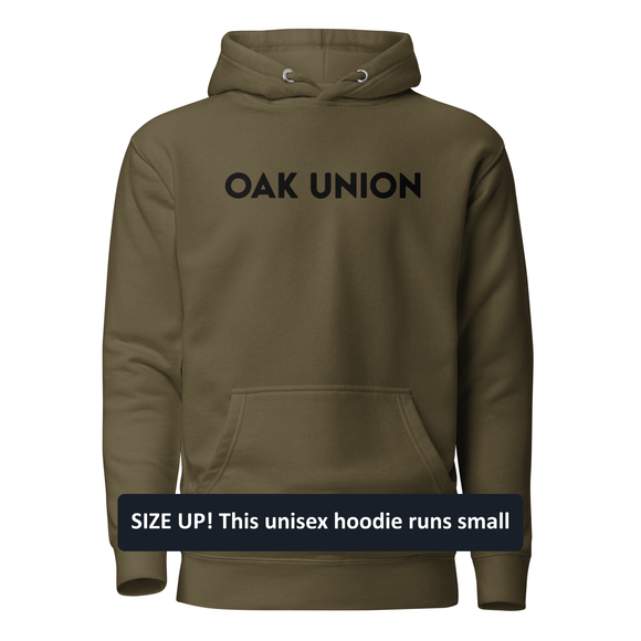 Premium Cotton Hoodie | Black Lettering