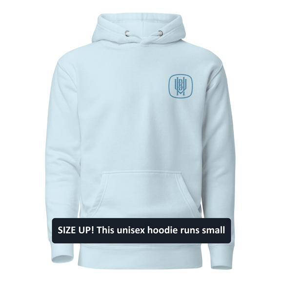 Premium Cotton Hoodie | Blue Unicorns