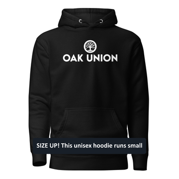 Premium Cotton Hoodie | White Logo - 0