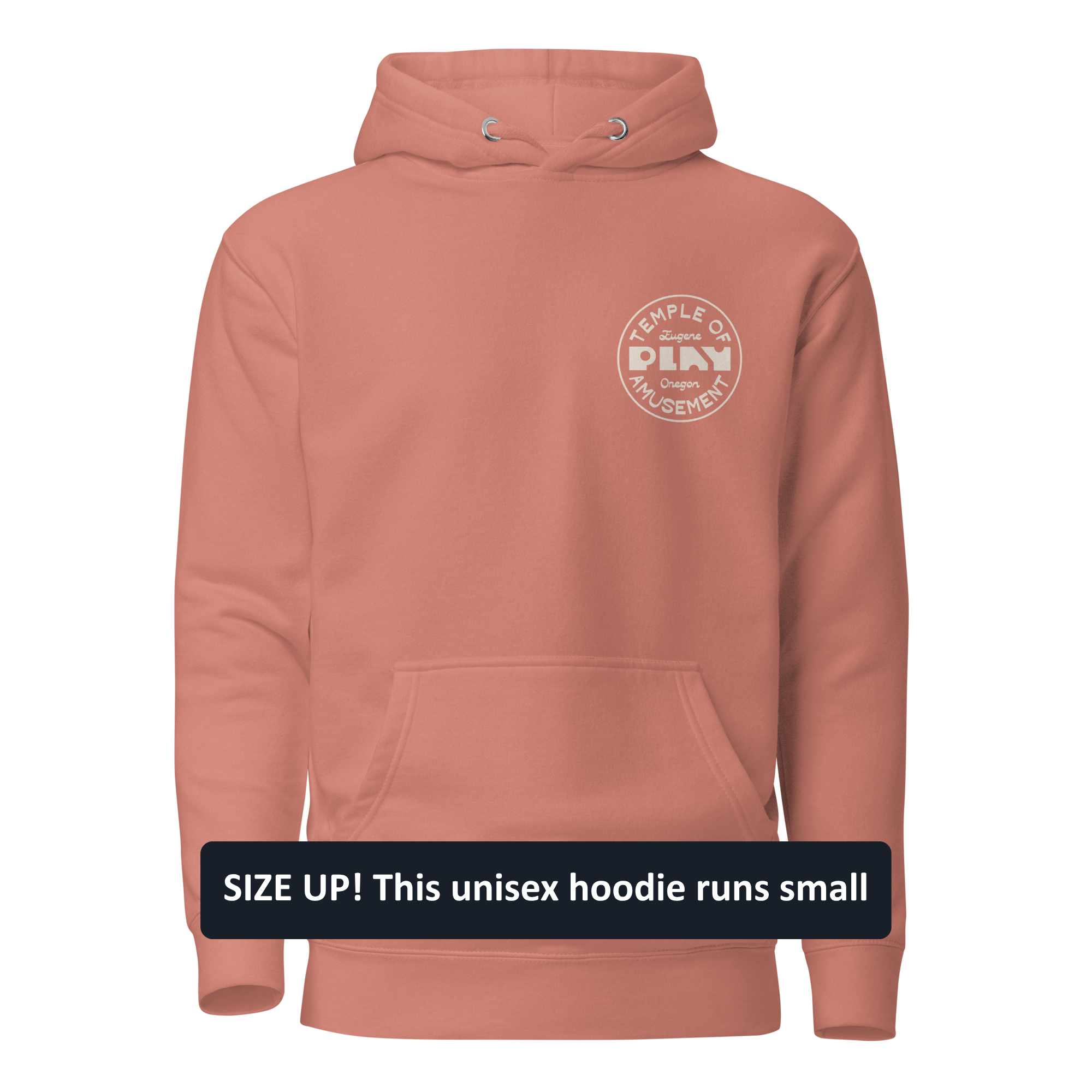 Premium Cotton Hoodie | Faded White Badge | Square - 0