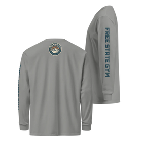 Comfort Colors Long Sleeve | Text on sleeve