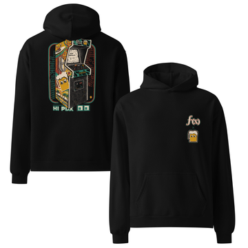 Premium Relaxed Hoodie | Function + 8 Bit Arcade