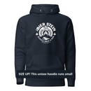 Premium Cotton Hoodie | White logo-2