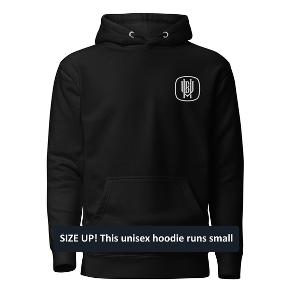 Premium Cotton Hoodie | Black Unicorns