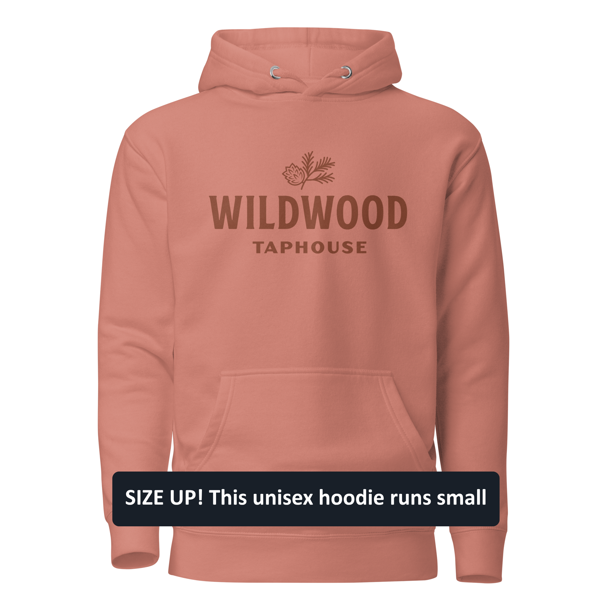 Premium Cotton Hoodie | Brown Letter - 0
