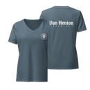 Women's V-Neck T Shirt | White Back Logo | Bout It Merch