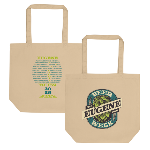 Eugene Beer Week | Eco-Friendly Tote Bag | Full Color