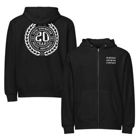 Unisex Premium Full Zip Hoodie | White Wreath