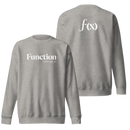 Cotton Crewneck Sweatshirt | White Logo-1