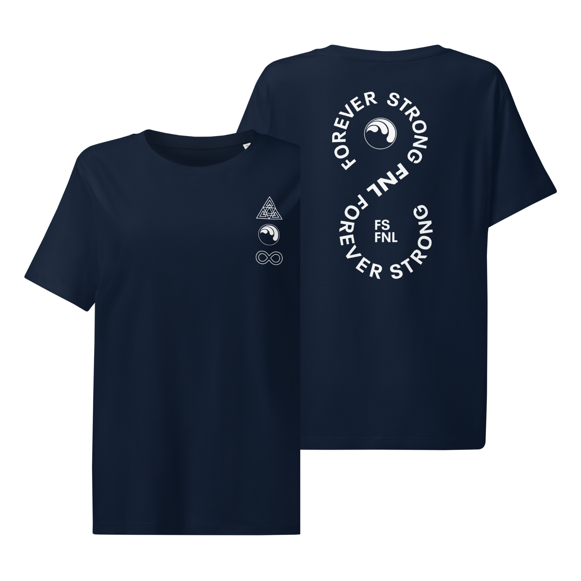Women's Organic Ribbed Neck Tee | FNL