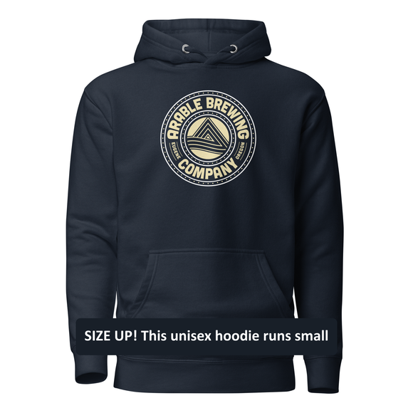 Premium Cotton Hoodie | Round "Good People Good Beer"