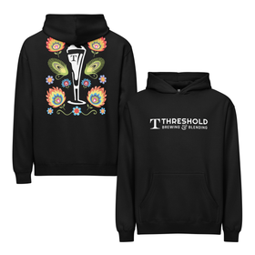 Men's Relaxed Hoodie | Flower Back