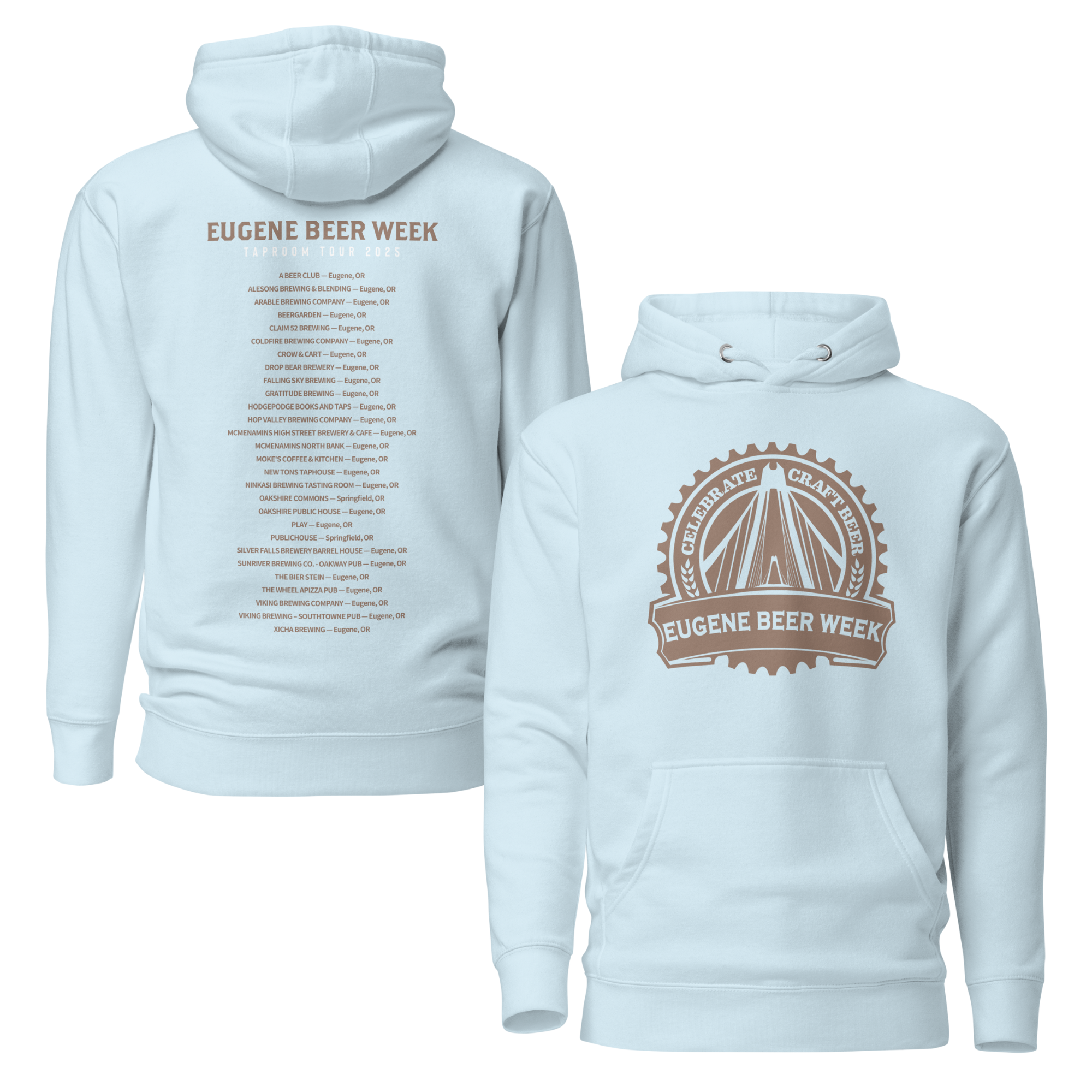 Premium Cotton Hoodie | Brewery Tour Light Mocha