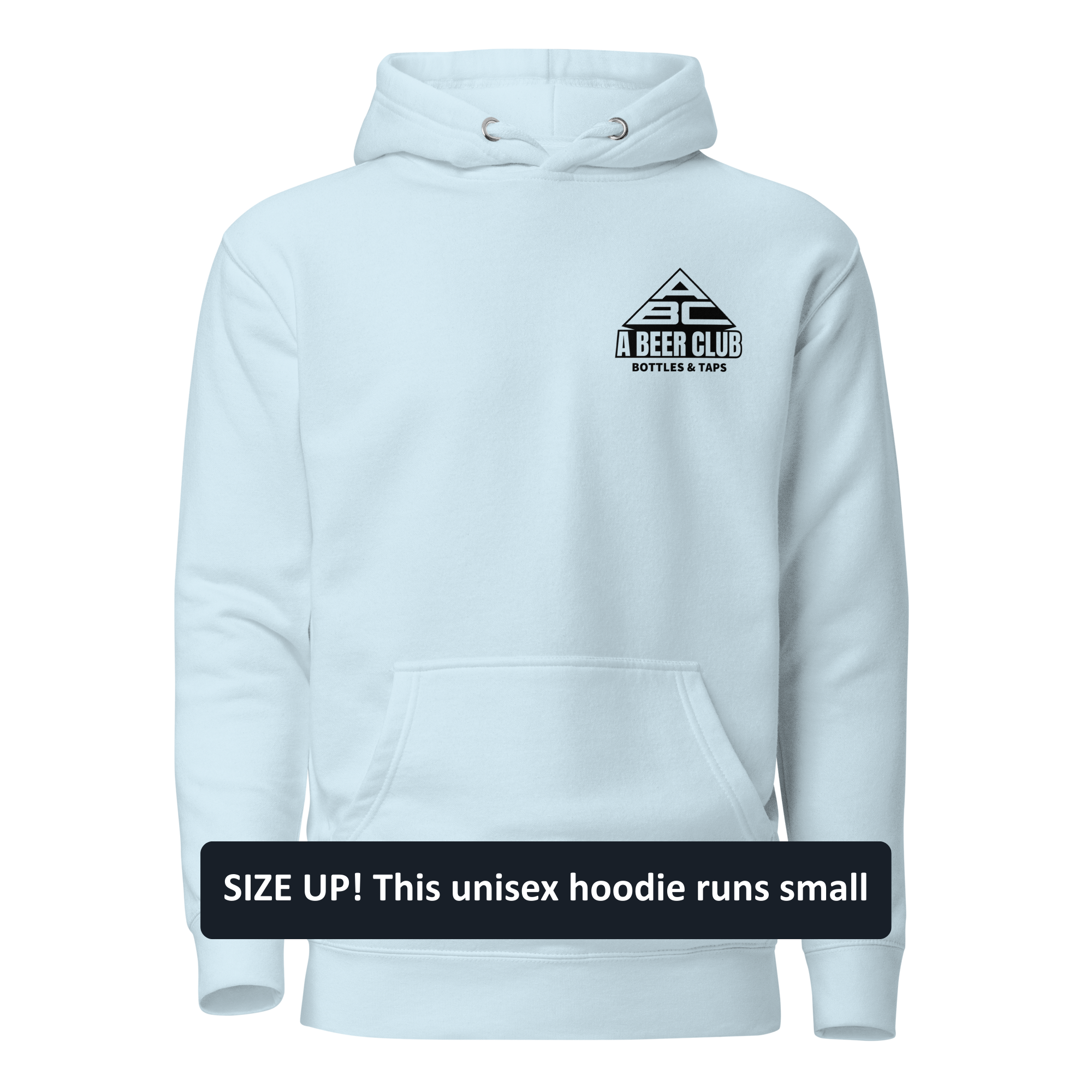 Premium Cotton Hoodie | Drop Blue Back - 0