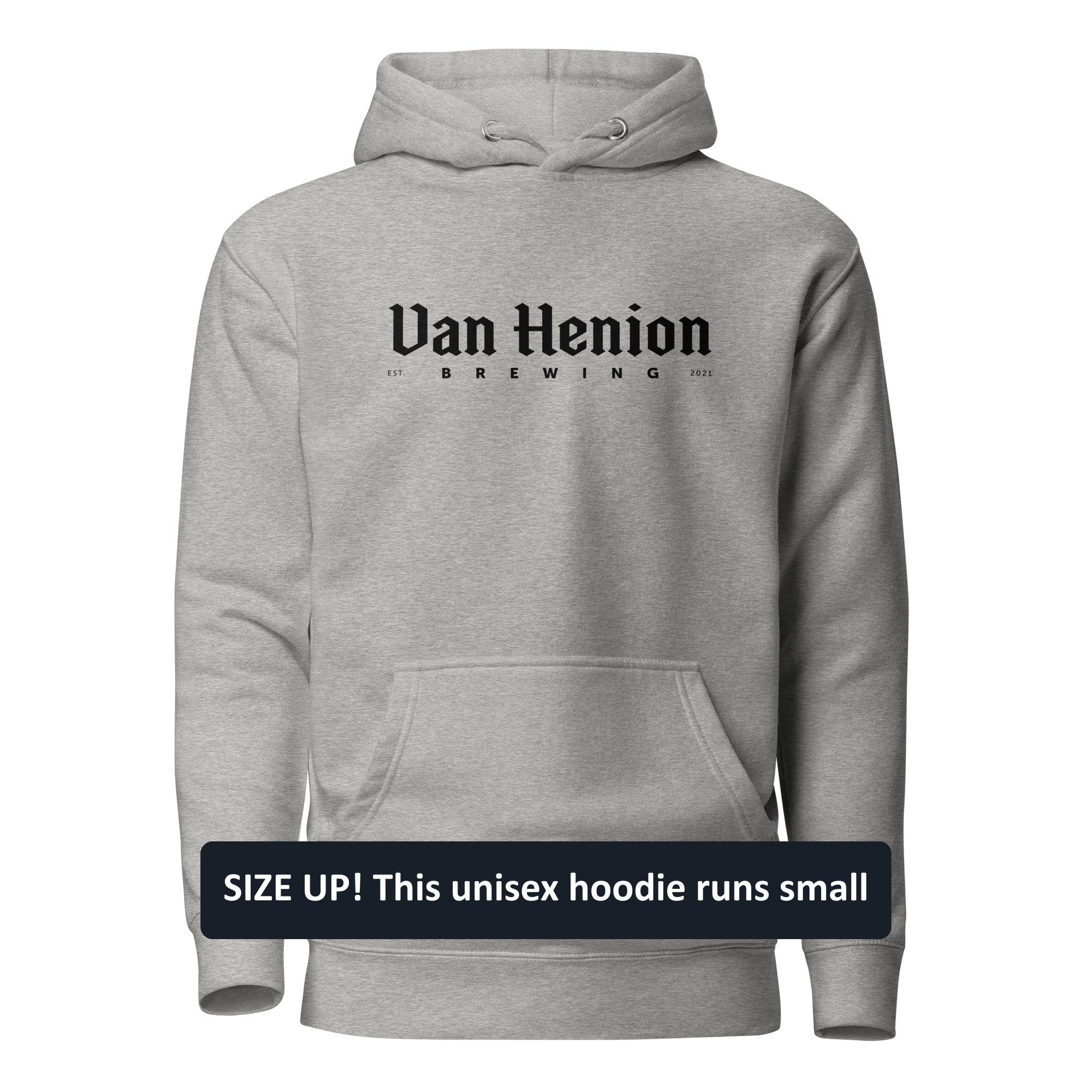 Premium Cotton Hoodie | Black Lettering - 0