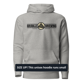 Premium Cotton Hoodie | Horizontal "Good People Good Beer" - 0