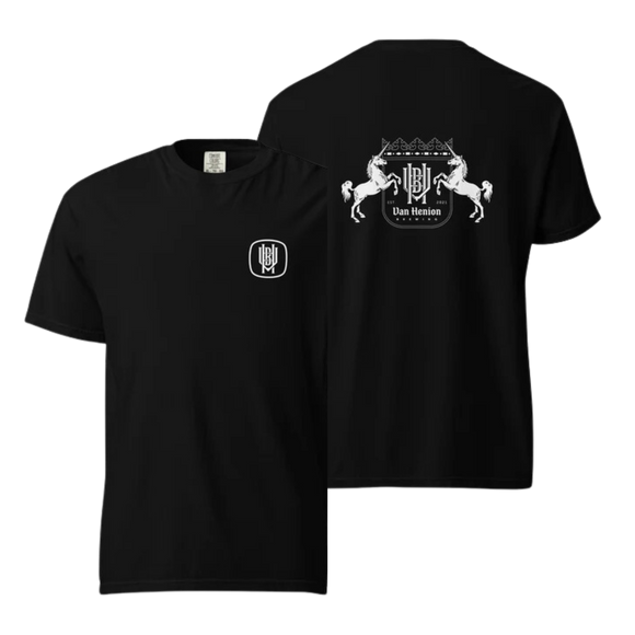 Short Sleeve Black T-Shirt | Black Unicorn T-Shirt | Bout It Merch