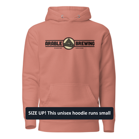 Buy dusty-rose Premium Cotton Hoodie | Horizontal &quot;DFUB!&quot;