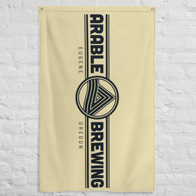 Arable Brewing Flag | Horizontal Logo Flag | Bout It Merch