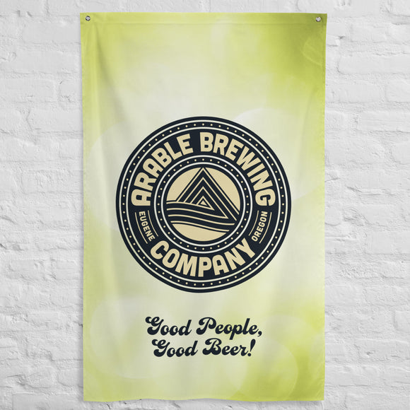 Arable Brewing Company Flag | Good People Good Beer | Bout It Merch