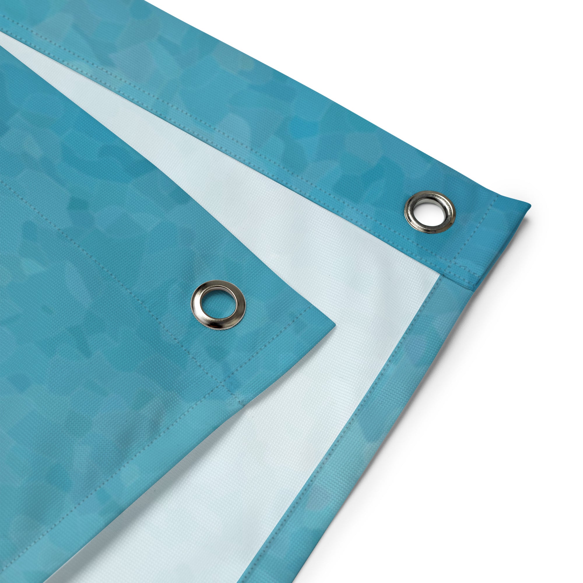 Hanging Beer Flag | Fluffy on Blue Flag | Bout It Merch