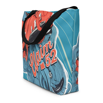 All Over Print Tote Bag | Claim 52 Graphic Tote | Bout It Merch