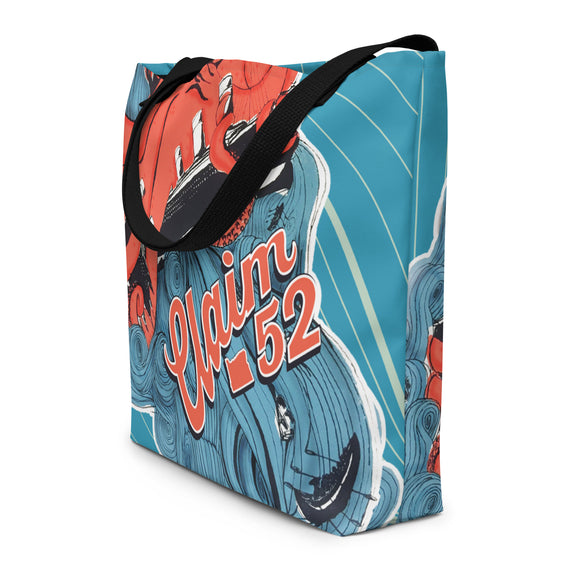 All Over Print Tote Bag | Claim 52 Graphic Tote | Bout It Merch