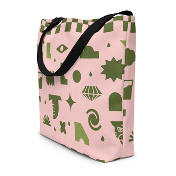 Canvas Tote Bags | Bold Graphic Tote | Bout It Merch
