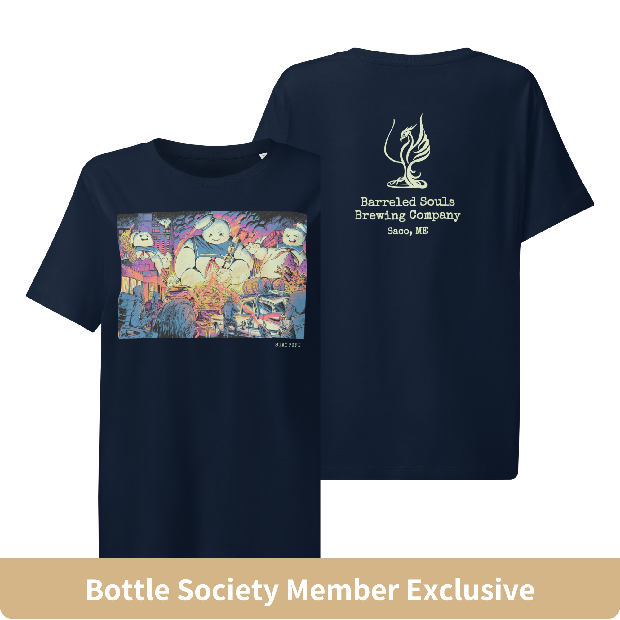 Women’s Organic Ribbed Neck T-shirt | Stay Puft