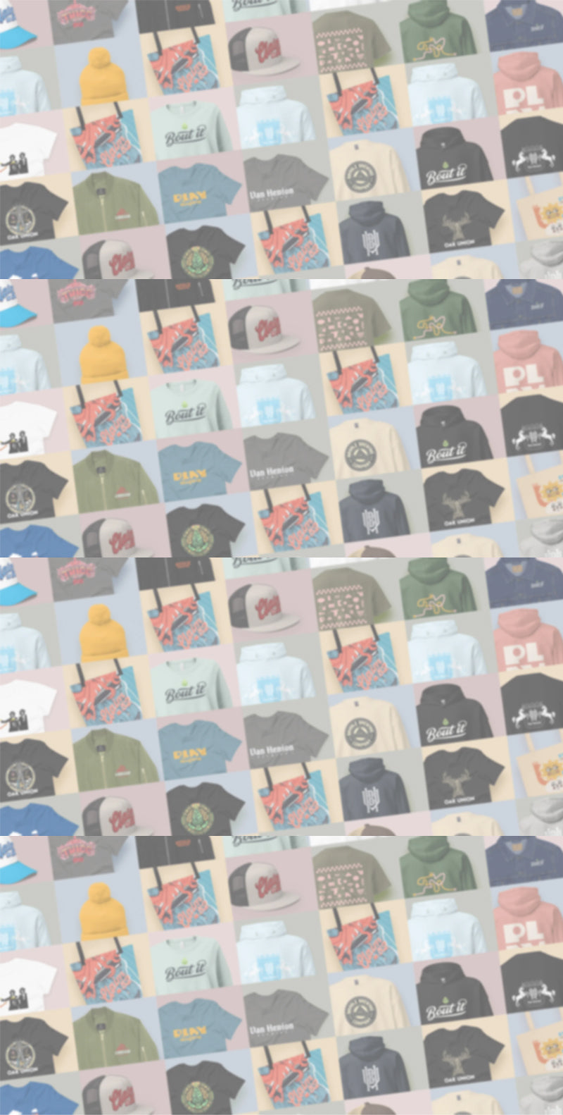Boost your merch sales with zero up-front costs or order minimums—let us handle everything from design to delivery!