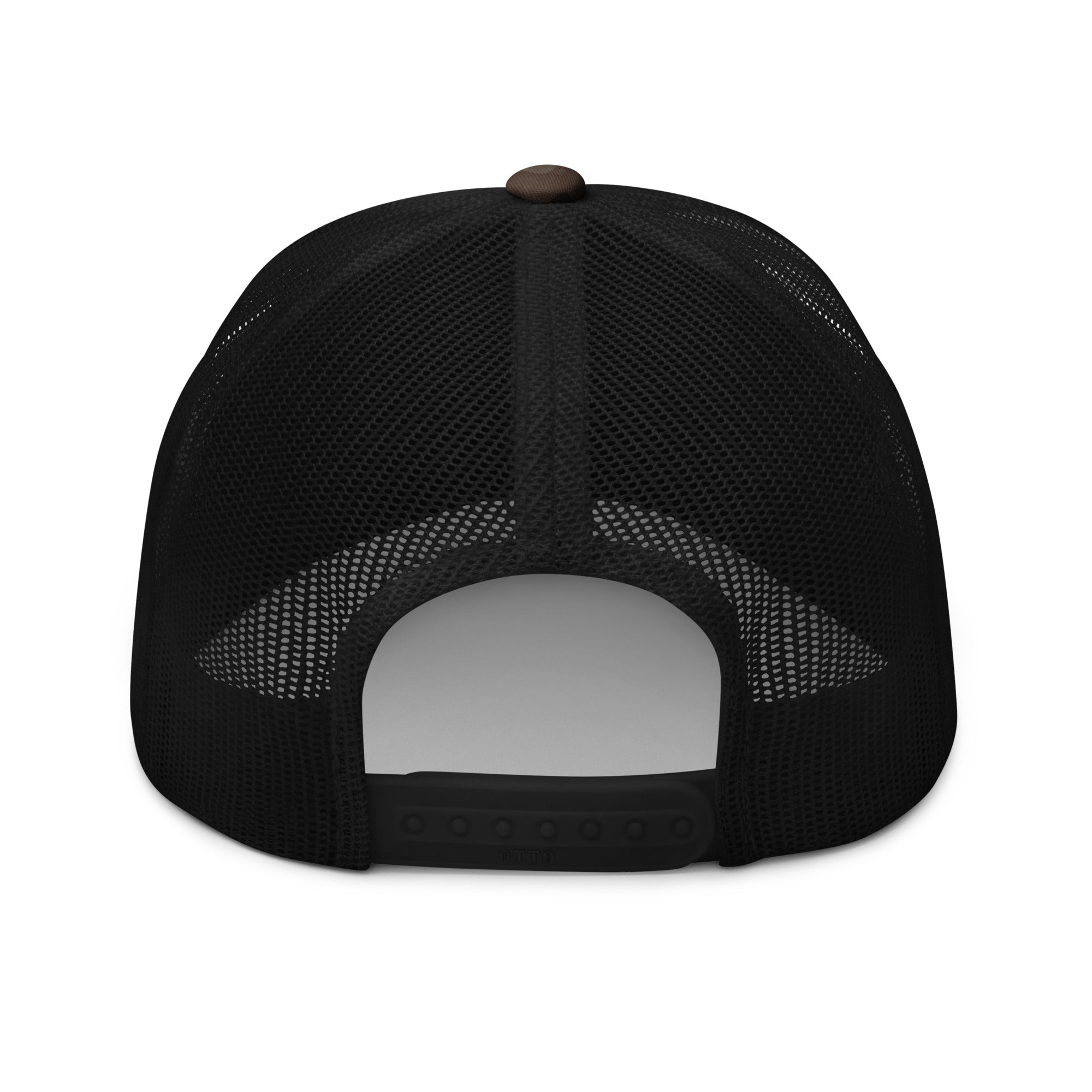Camouflage Trucker Hat | Embroidered Logo Hat | Bout It Merch