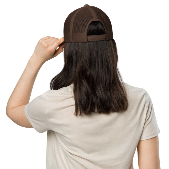 Camouflage Trucker Hat | Embroidered | Lettering