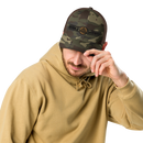 Camouflage Trucker Hat | Embroidered | Lettering-12