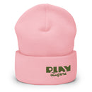 Custom Embroidered Beanies | Play Eugene Cuffed Beanie | Bout It Merch