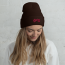 Cuffed Beanie | Embroidered | OG Flamingo-6