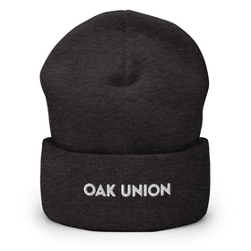 Oak Union Cuffed Beanie | Embroidered Beanie | Bout It Merch