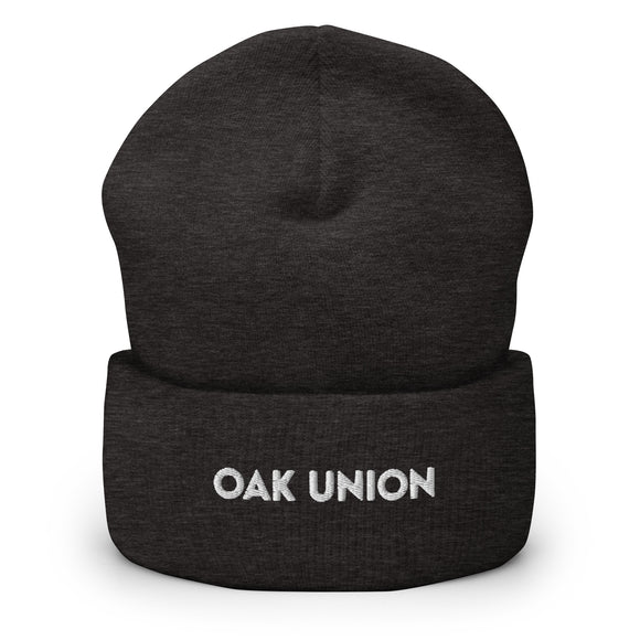 Oak Union Cuffed Beanie | Embroidered Beanie | Bout It Merch