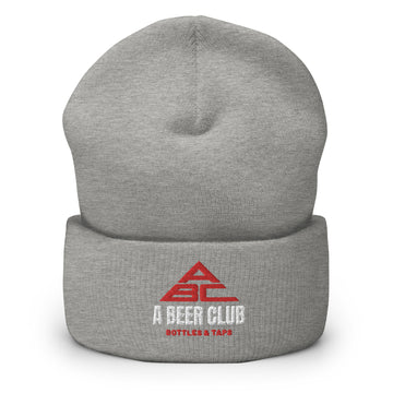 Buy heather-grey Cuffed Beanie | OG White &amp; Red