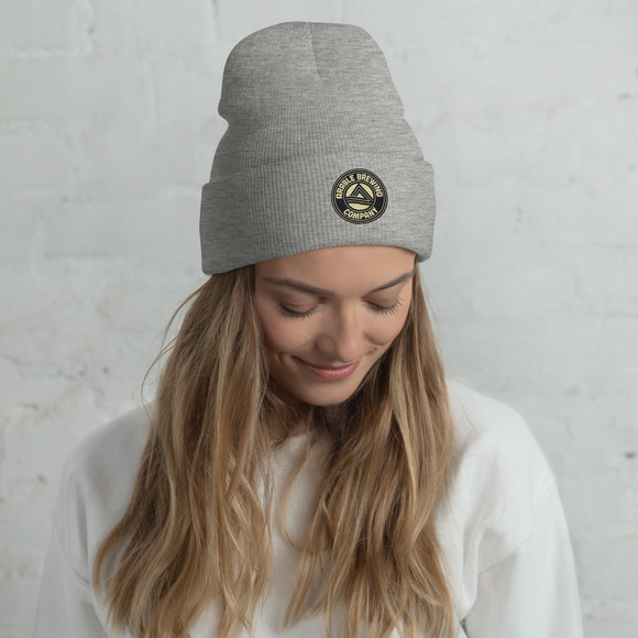 Cuffed Beanie | Embroidered | Round logo