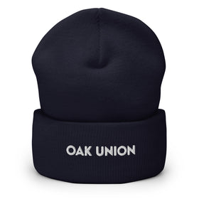 Oak Union Cuffed Beanie | Embroidered Beanie | Bout It Merch