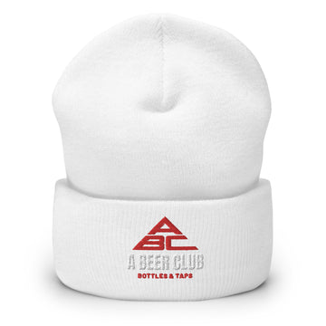 Buy white Cuffed Beanie | OG White &amp; Red