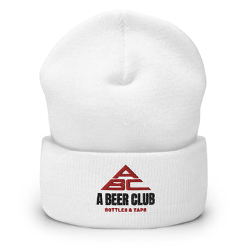 Buy white Cuffed Beanie | OG Black &amp; Red