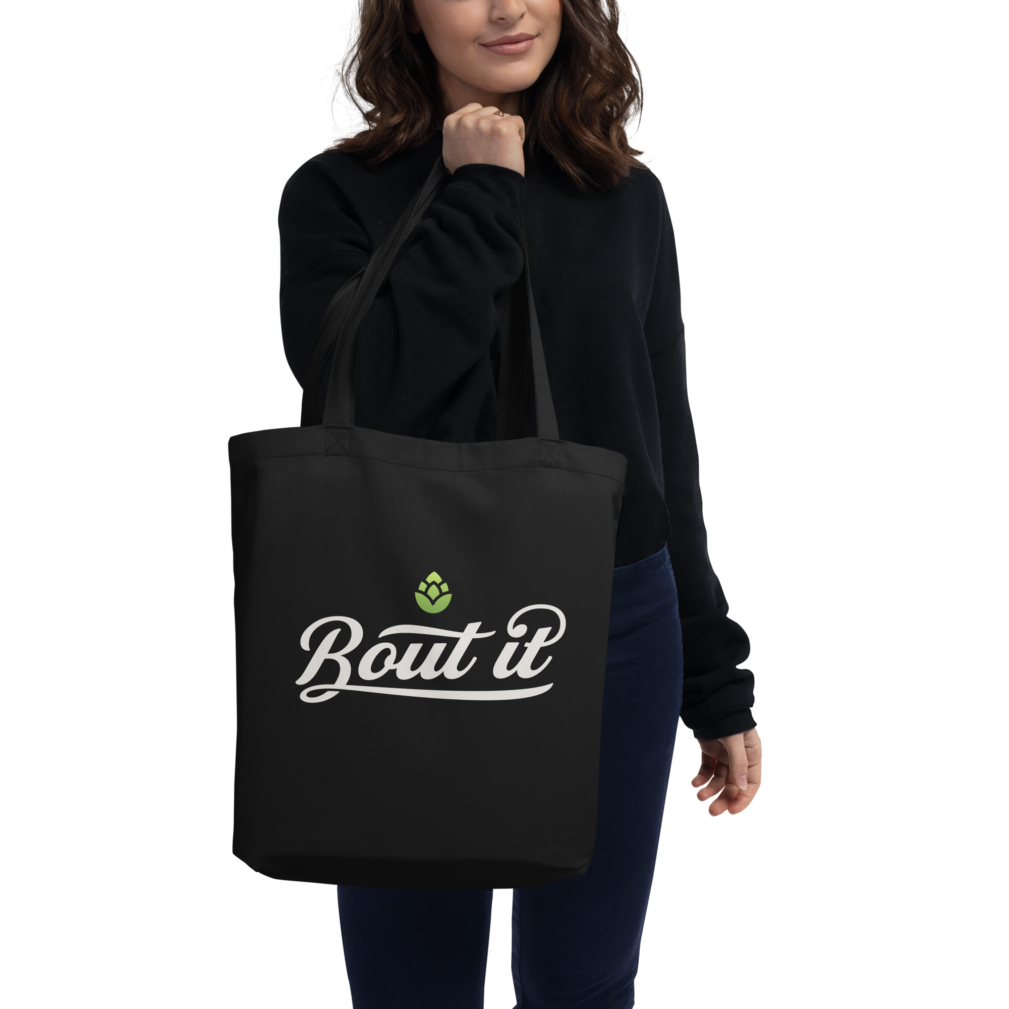 Black Tote Bags | Eco-Friendly Tote | Bout It Merch
