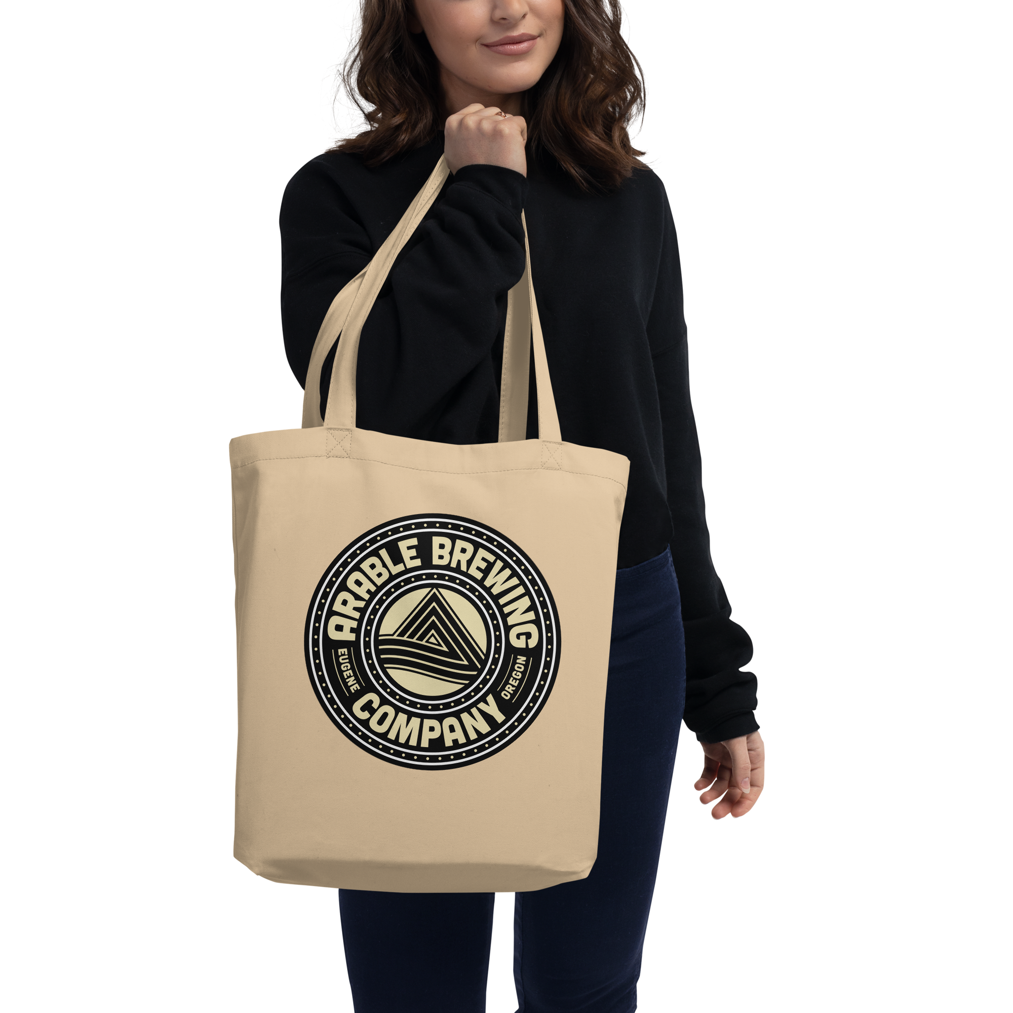 Eco-Friendly Tote Bag | Round "Good People Good Beer"