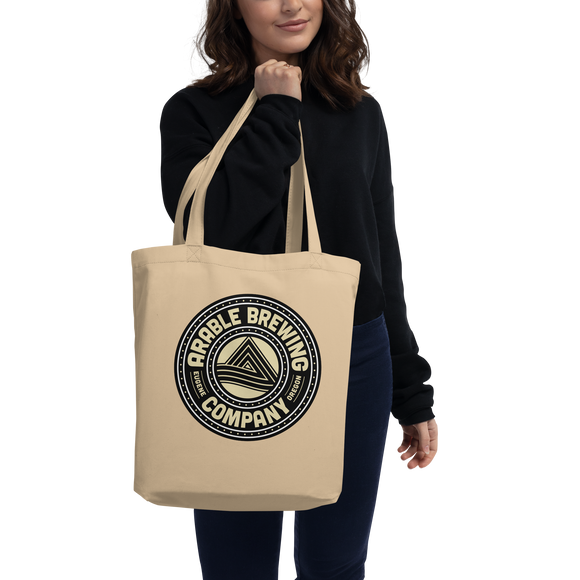 Eco-Friendly Tote Bag | Round "Good People Good Beer"