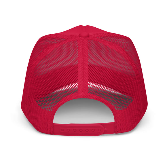 Red Foam Trucker Hat | Classic Trucker Hat | Bout It Merch
