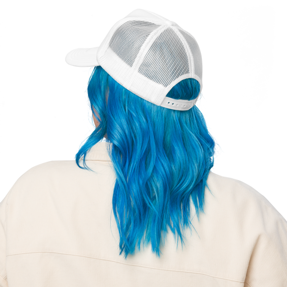 Foam Trucker Hat | Embroidered | Round Gold logo