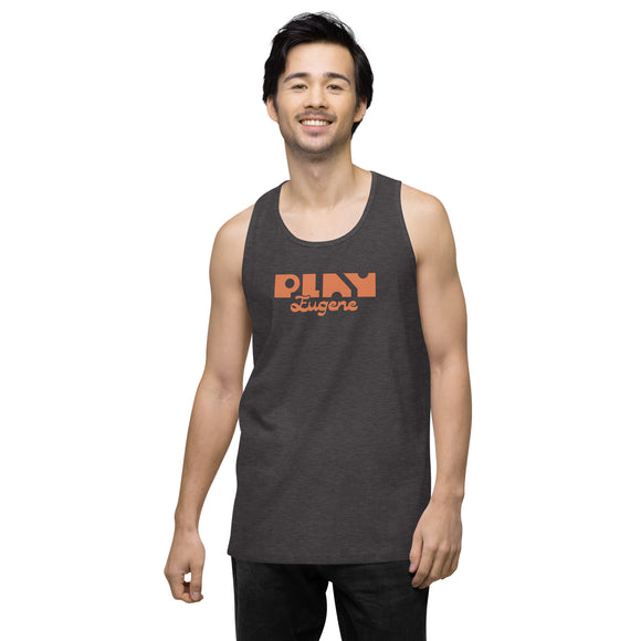 Men's Premium Cotton Tank Top | Burnt Orange Eugene